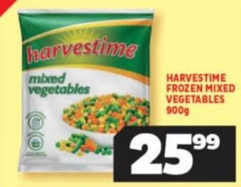 Usave HARVESTIME FROZEN MIXED VEGETABLES 900g offer