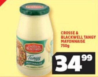 Usave CROSSE & BLACKWELL TANGY MAYONNAISE 750g offer