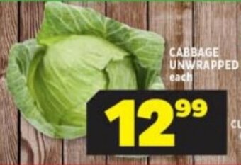 Usave CABBAGE UNWRAPPED each offer