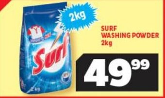 Usave SURF WASHING POWDER 2kg offer