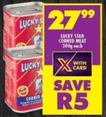 Shoprite LUCKY STAR CORNED MEAT 300g each offer