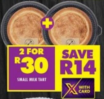 Shoprite SMALL MILK TART offer