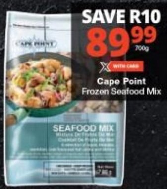 Checkers Cape Point Frozen Seafood Mix offer