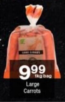 Checkers Large Carrots offer