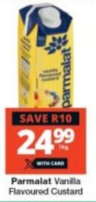 Checkers Parmalat Vanilla Flavoured Custard offer