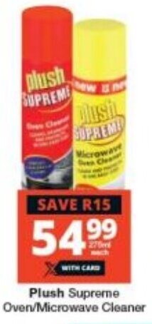 Checkers Plush Supreme Oven/Microwave Cleaner offer
