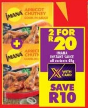 Shoprite IMANA INSTANT SAUCE all variants 48g offer
