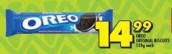 Shoprite Oreo Original Biscuits 128g each offer