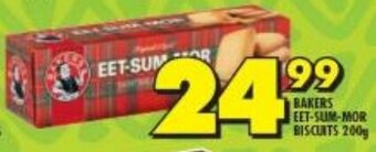 Shoprite BAKERS EET-SUM-MOR BISCUITS 200g offer