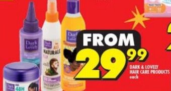 DARK & LOVELY HAIR CARE PRODUCTS each