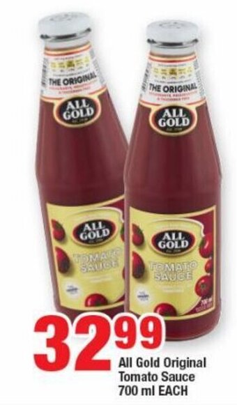 OK MiniMark All Gold Original Tomato Sauce 700 ml EACH offer