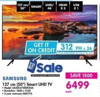 Makro SAMSUNG 127 cm (50%) Smart UHD TV offer