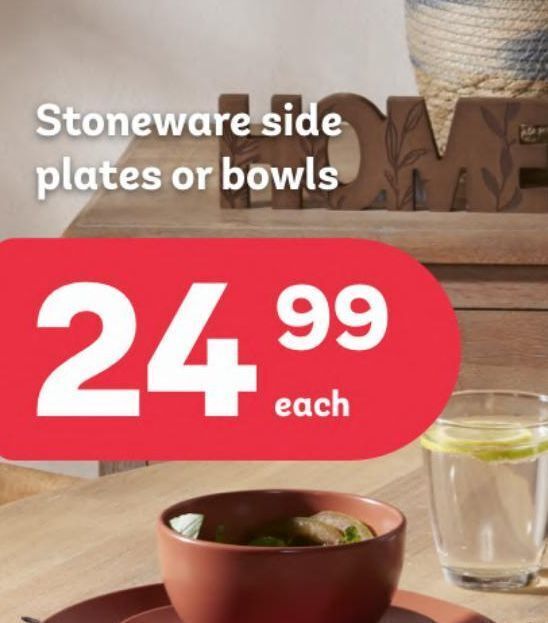 Plates or bowls offer at PEP