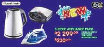 RUSSELL HOBBS 3-PIECE APPLIANCE PACK