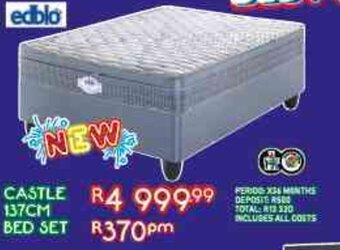 CASTLE 137CM BED SET