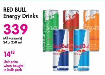 Makro RED BULL Energy Drinks offer