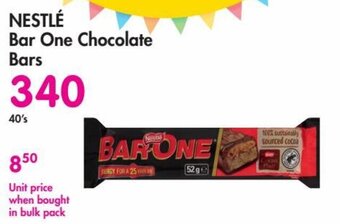 Makro NESTLÉ Bar One Chocolate Bars offer