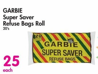 Makro GARBIE Super Saver Refuse Bags Roll 20's offer