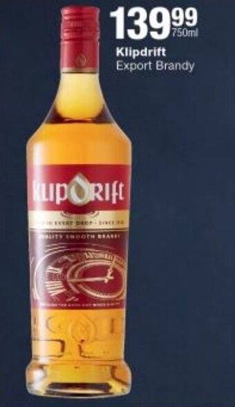Checkers Klipdrift Export Brandy offer