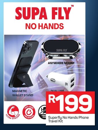 Pick n Pay Superfly No Hands Phone Travel Kit offer