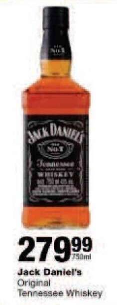 Checkers Jack Daniel's Original Tennessee Whiskey offer