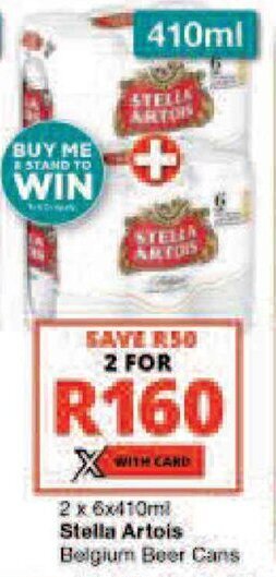 Checkers Stella Artois offer
