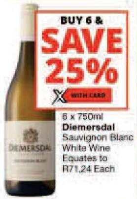 Checkers Diemersdal Sauvignon Blanc offer