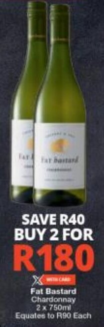 Checkers Fat Bastard Chardonnay offer