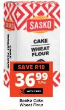 Checkers Sasko Cake Wheat Flour offer