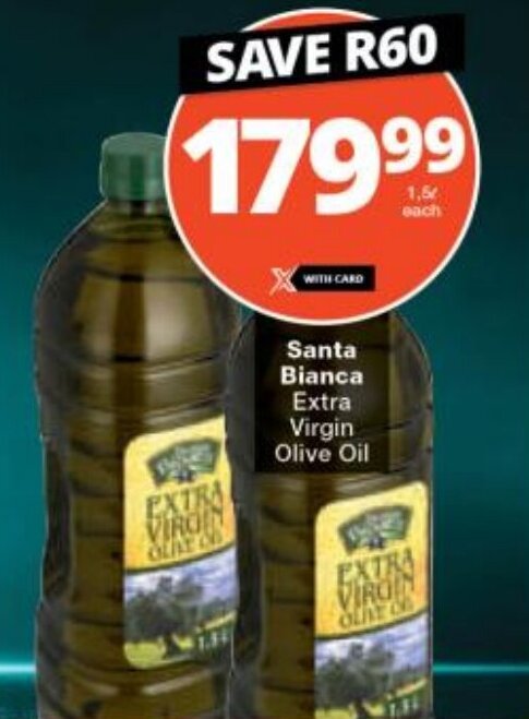 Santa Bianca Extra Virgin Olive Oil offer at Checkers