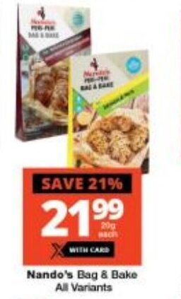 Nando's Bag & Bake All Variants