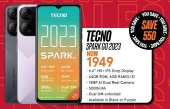 Jet TECNO SPARK GO 2023 offer