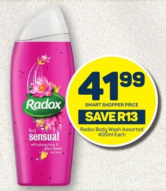 Pick n Pay Radox Body Wash Assorted 400ml Each offer