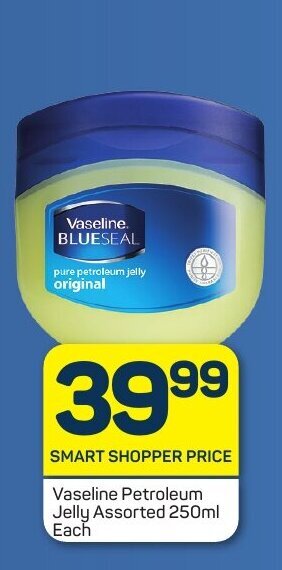 Pick n Pay Vaseline Petroleum Jelly Assorted 250ml Each offer