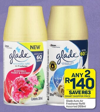 Pick n Pay Glade Auto Air Freshener Refill Assorted 269ml offer