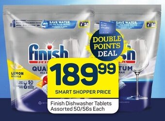 Pick n Pay Finish Dishwasher Tablets Assorted 50/56s Each offer