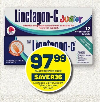 Pick n Pay Linctagon-C Effervescent Tablets Assorted 12s Each offer