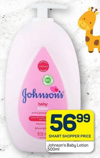 Pick n Pay Johnson's Baby Lotion 500ml offer