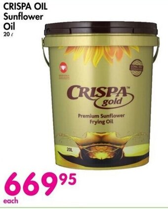 Makro CRISPA OIL Sunflower Oil 20L offer