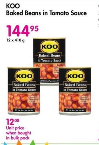 Makro KOO Baked Beans in Tomato Sauce offer