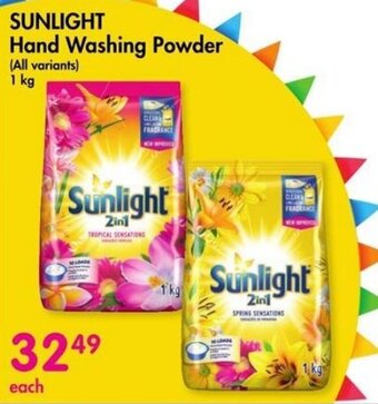 Makro SUNLIGHT Hand Washing Powder (All variants) 1 kg offer