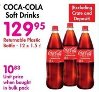 Makro COCA-COLA Soft Drinks offer