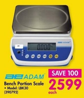 Bench Portion Scale