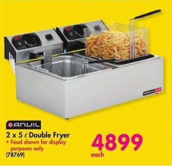 Makro Anvil 2x5L Double Fryer offer