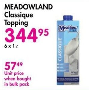 Makro MEADOWLAND Classique Topping offer