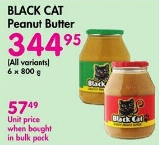 Makro BLACK CAT Peanut Butter offer