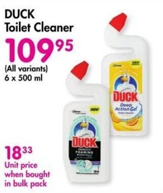Makro DUCK Toilet Cleaner offer