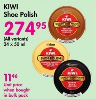 Makro KIWI Shoe Polish offer