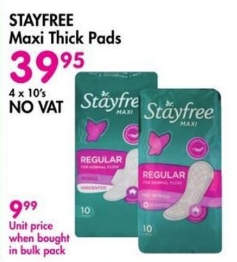 Makro STAYFREE Maxi Thick Pads offer
