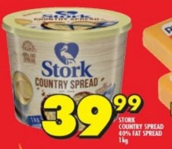 Shoprite STORK COUNTRY SPREAD 40% FAT SPREAD 1 kg offer